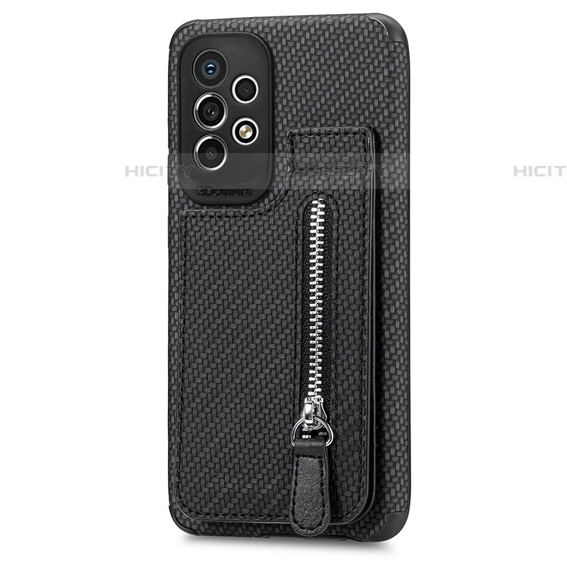 Custodia Silicone Ultra Sottile Morbida Cover con Magnetico S02D per Samsung Galaxy A53 5G