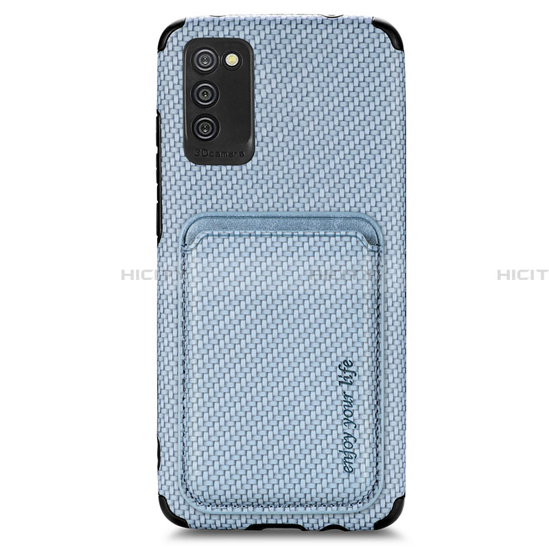 Custodia Silicone Ultra Sottile Morbida Cover con Magnetico S02D per Samsung Galaxy F02S SM-E025F