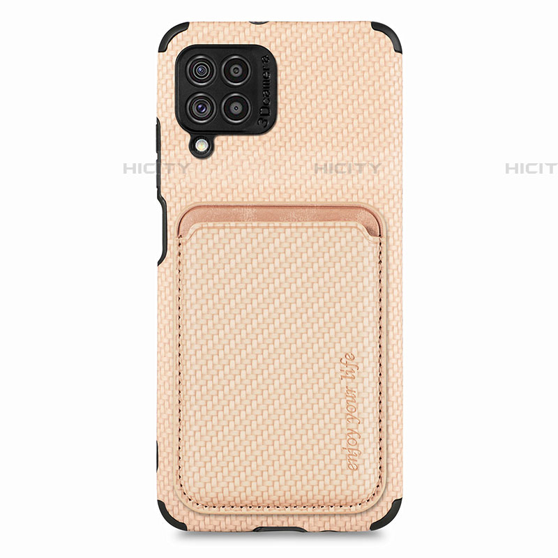 Custodia Silicone Ultra Sottile Morbida Cover con Magnetico S02D per Samsung Galaxy F62 5G