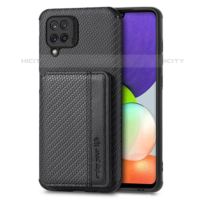 Custodia Silicone Ultra Sottile Morbida Cover con Magnetico S02D per Samsung Galaxy M32 4G