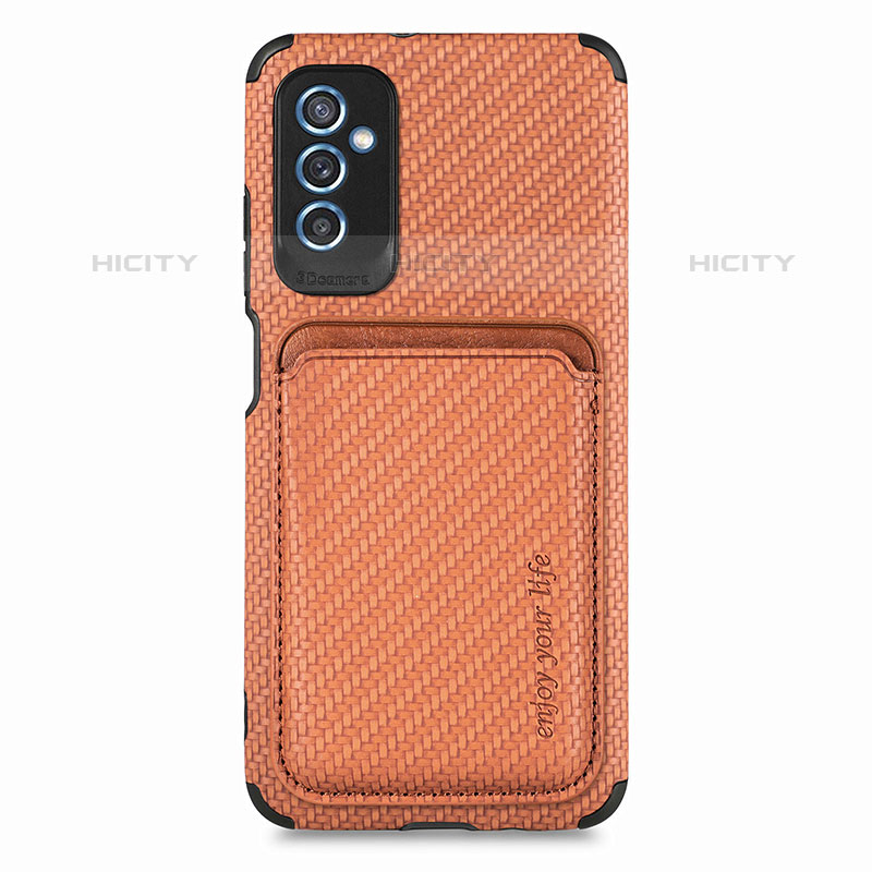 Custodia Silicone Ultra Sottile Morbida Cover con Magnetico S02D per Samsung Galaxy M52 5G