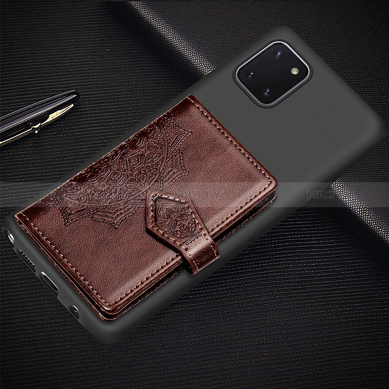 Custodia Silicone Ultra Sottile Morbida Cover con Magnetico S02D per Samsung Galaxy M60s