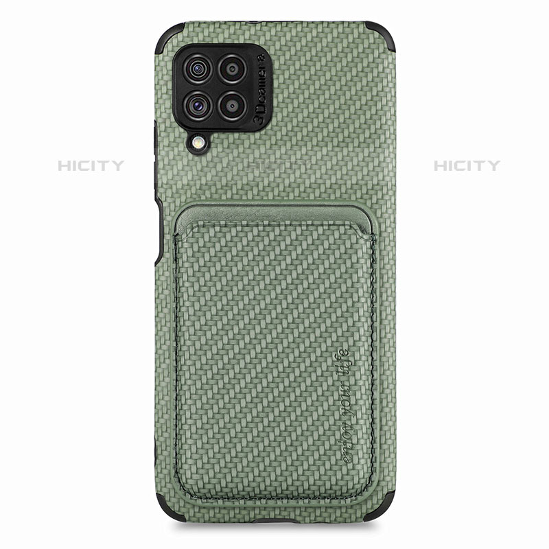 Custodia Silicone Ultra Sottile Morbida Cover con Magnetico S02D per Samsung Galaxy M62 4G