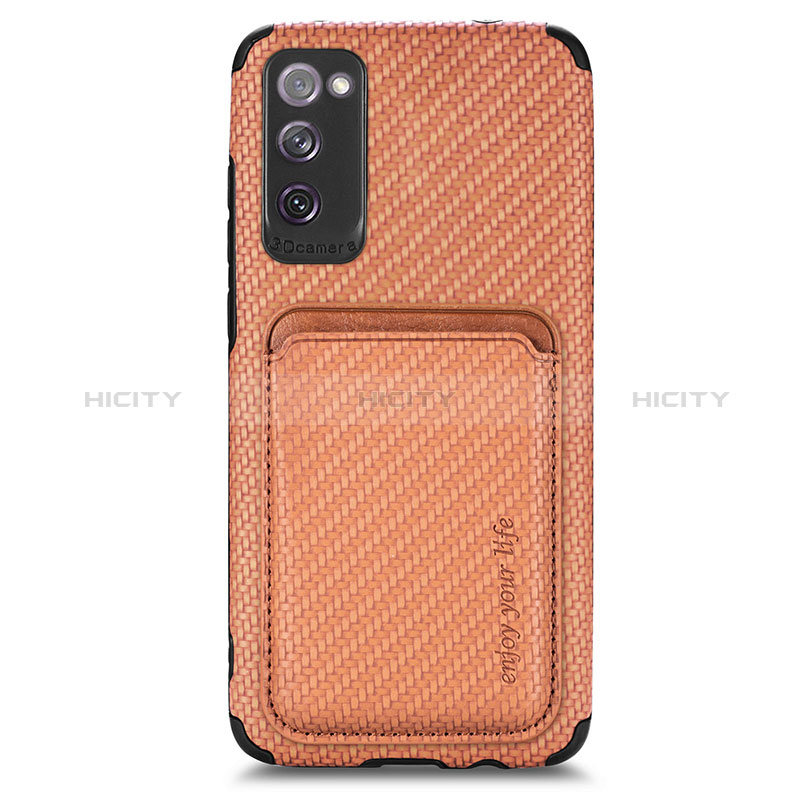 Custodia Silicone Ultra Sottile Morbida Cover con Magnetico S02D per Samsung Galaxy S20 FE (2022) 5G
