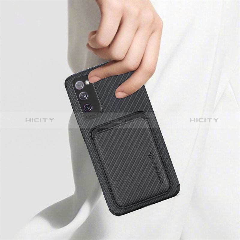 Custodia Silicone Ultra Sottile Morbida Cover con Magnetico S02D per Samsung Galaxy S20 FE 5G