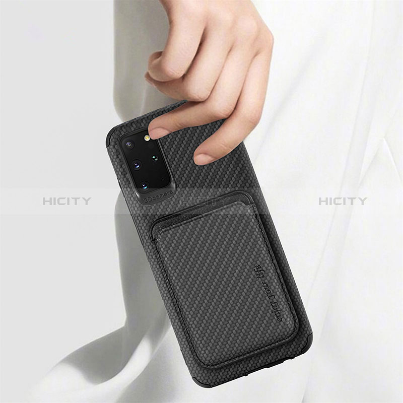 Custodia Silicone Ultra Sottile Morbida Cover con Magnetico S02D per Samsung Galaxy S20 Plus