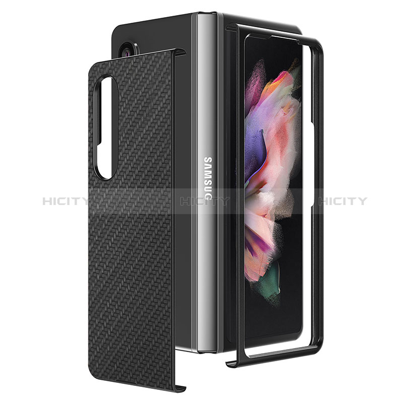 Custodia Silicone Ultra Sottile Morbida Cover con Magnetico S02D per Samsung Galaxy Z Fold3 5G