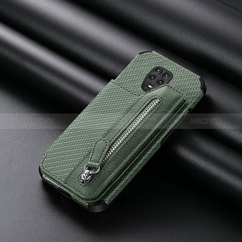 Custodia Silicone Ultra Sottile Morbida Cover con Magnetico S02D per Xiaomi Redmi Note 9 Pro