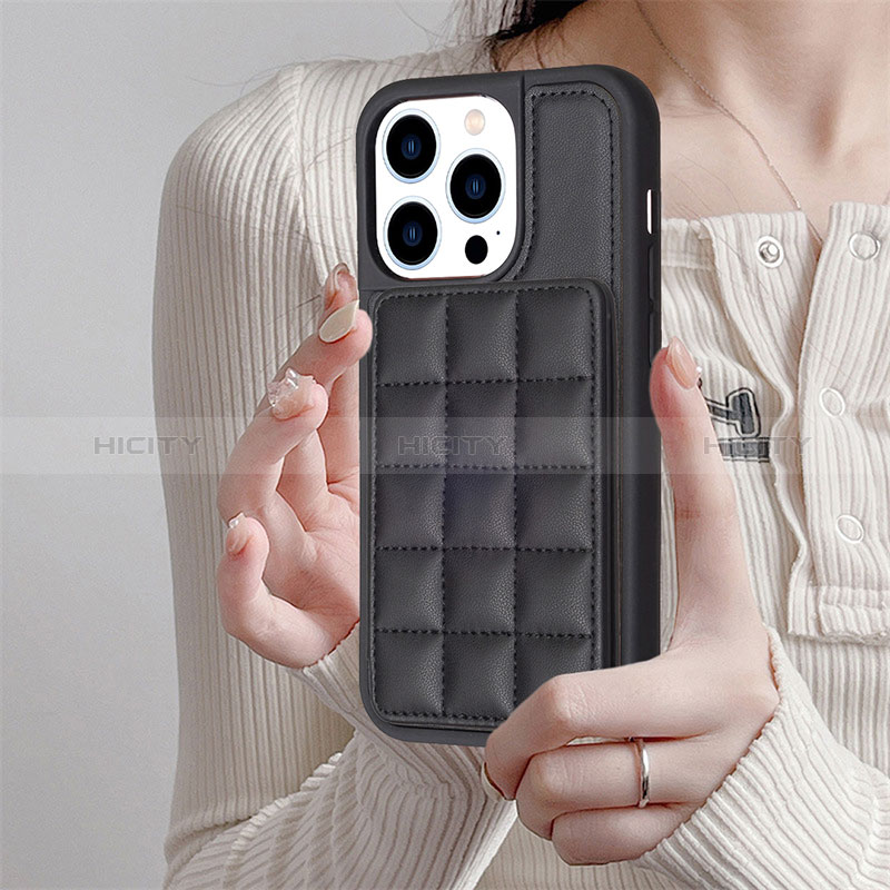 Custodia Silicone Ultra Sottile Morbida Cover con Magnetico S03D per Apple iPhone 13 Pro Max