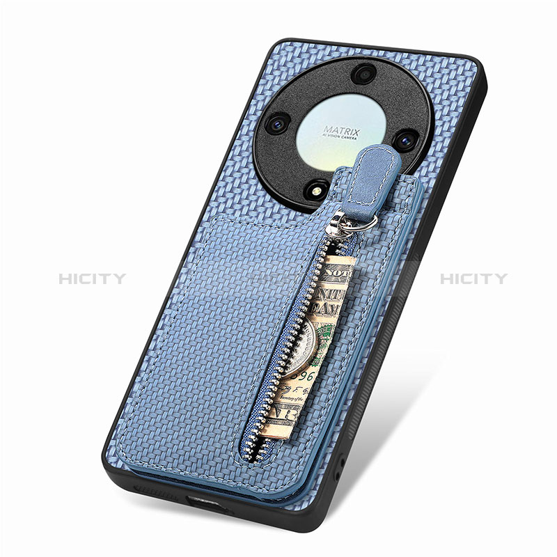 Custodia Silicone Ultra Sottile Morbida Cover con Magnetico S03D per Huawei Honor Magic5 Lite 5G