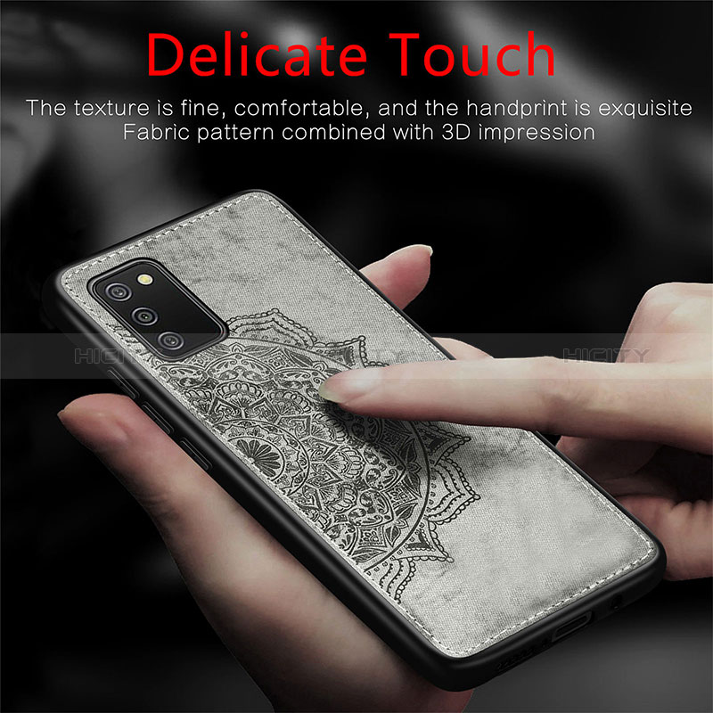 Custodia Silicone Ultra Sottile Morbida Cover con Magnetico S03D per Samsung Galaxy A02s