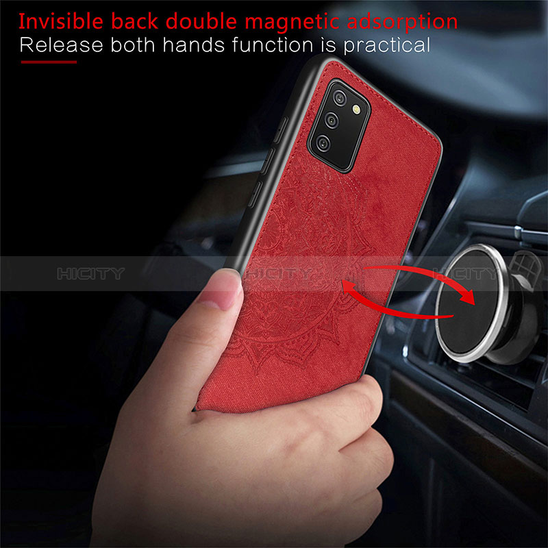 Custodia Silicone Ultra Sottile Morbida Cover con Magnetico S03D per Samsung Galaxy A02s