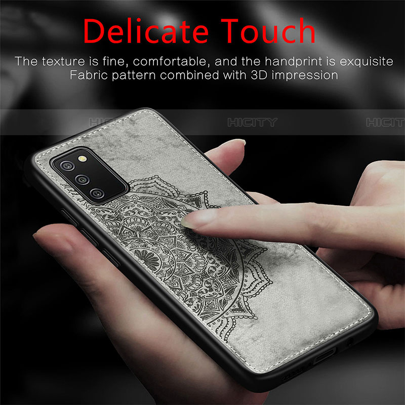 Custodia Silicone Ultra Sottile Morbida Cover con Magnetico S03D per Samsung Galaxy A03s