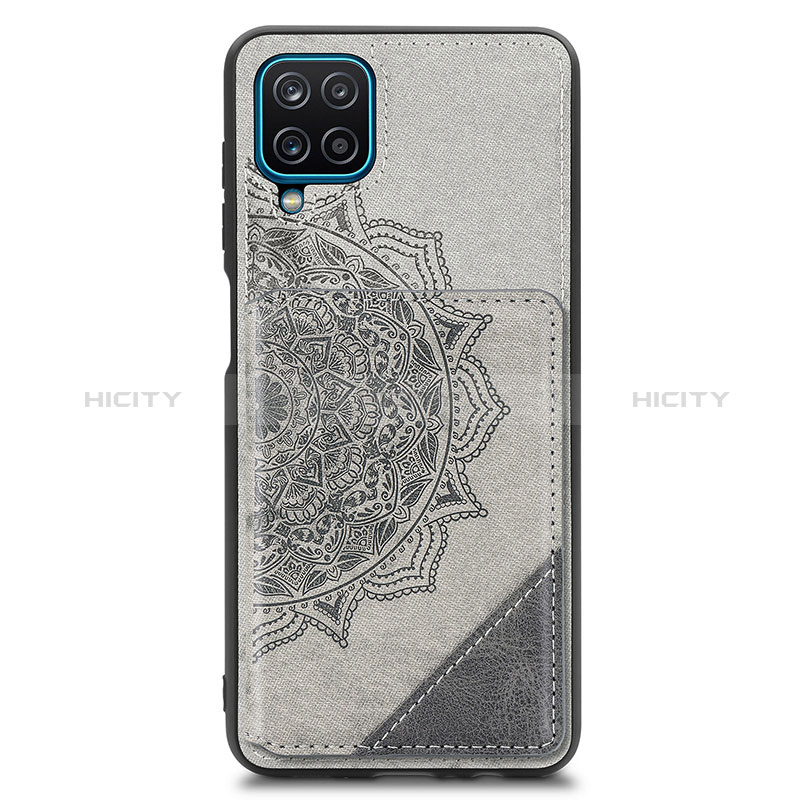 Custodia Silicone Ultra Sottile Morbida Cover con Magnetico S03D per Samsung Galaxy A12
