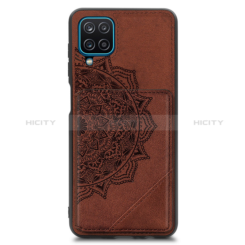 Custodia Silicone Ultra Sottile Morbida Cover con Magnetico S03D per Samsung Galaxy A12 Nacho