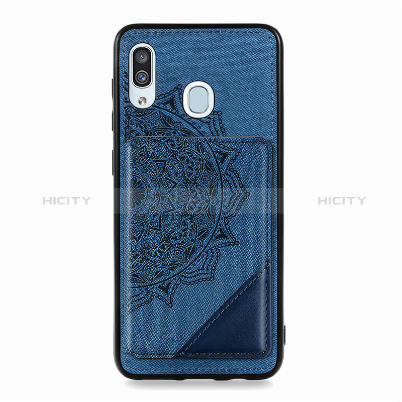 Custodia Silicone Ultra Sottile Morbida Cover con Magnetico S03D per Samsung Galaxy A20