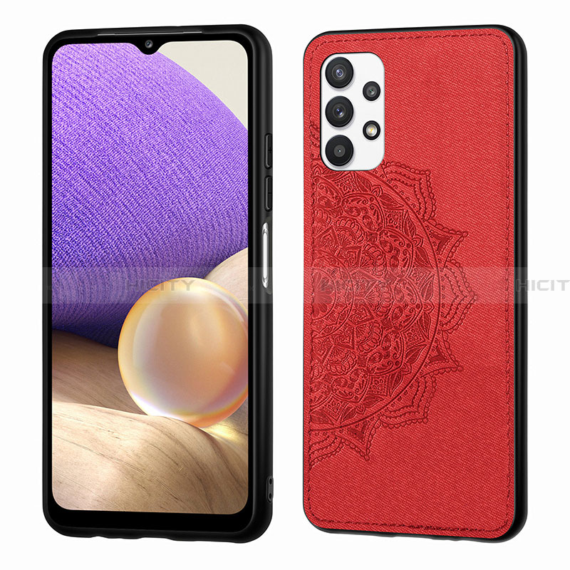 Custodia Silicone Ultra Sottile Morbida Cover con Magnetico S03D per Samsung Galaxy A32 5G