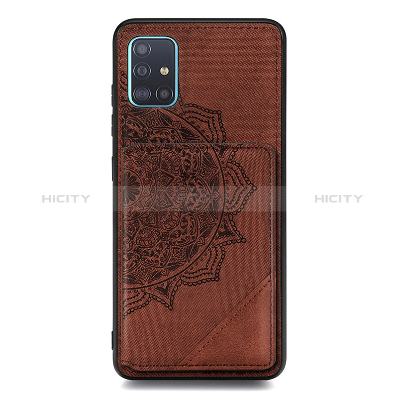 Custodia Silicone Ultra Sottile Morbida Cover con Magnetico S03D per Samsung Galaxy A51 4G