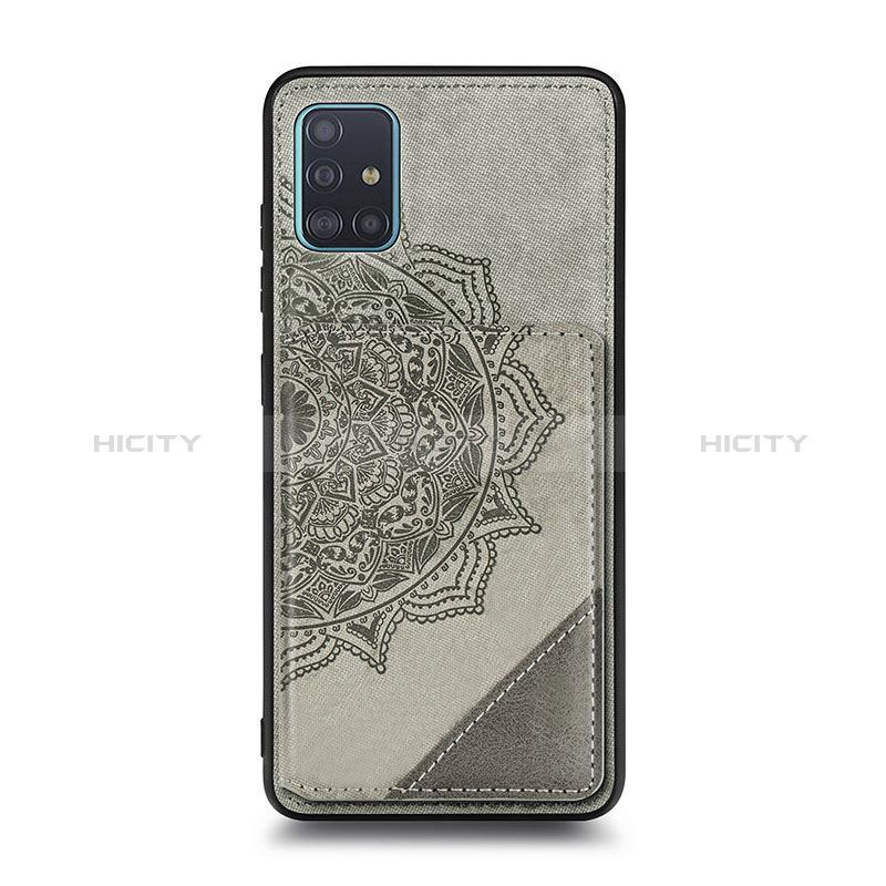 Custodia Silicone Ultra Sottile Morbida Cover con Magnetico S03D per Samsung Galaxy A51 5G