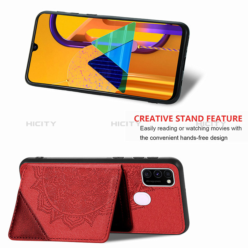 Custodia Silicone Ultra Sottile Morbida Cover con Magnetico S03D per Samsung Galaxy M30s