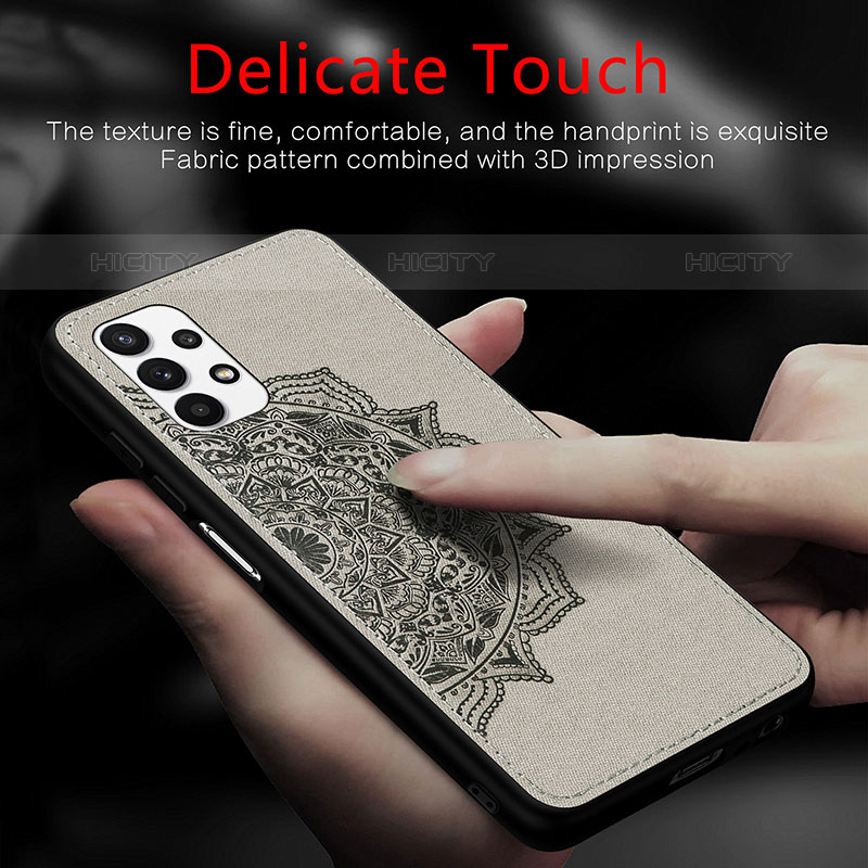 Custodia Silicone Ultra Sottile Morbida Cover con Magnetico S03D per Samsung Galaxy M32 5G