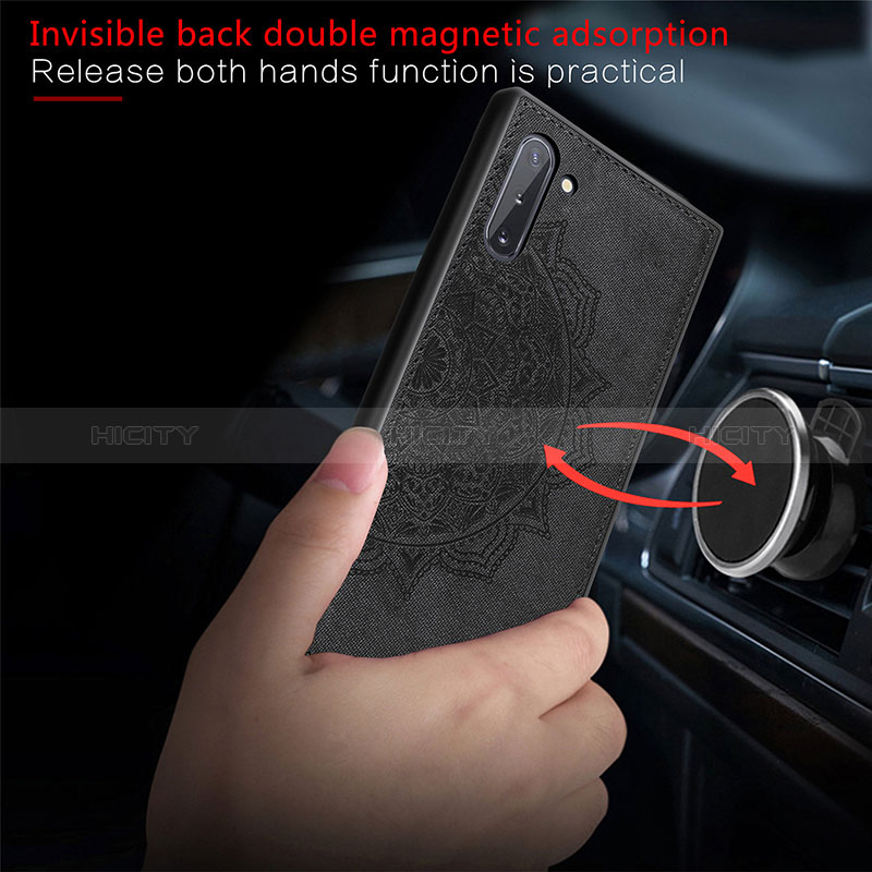 Custodia Silicone Ultra Sottile Morbida Cover con Magnetico S03D per Samsung Galaxy Note 10 5G