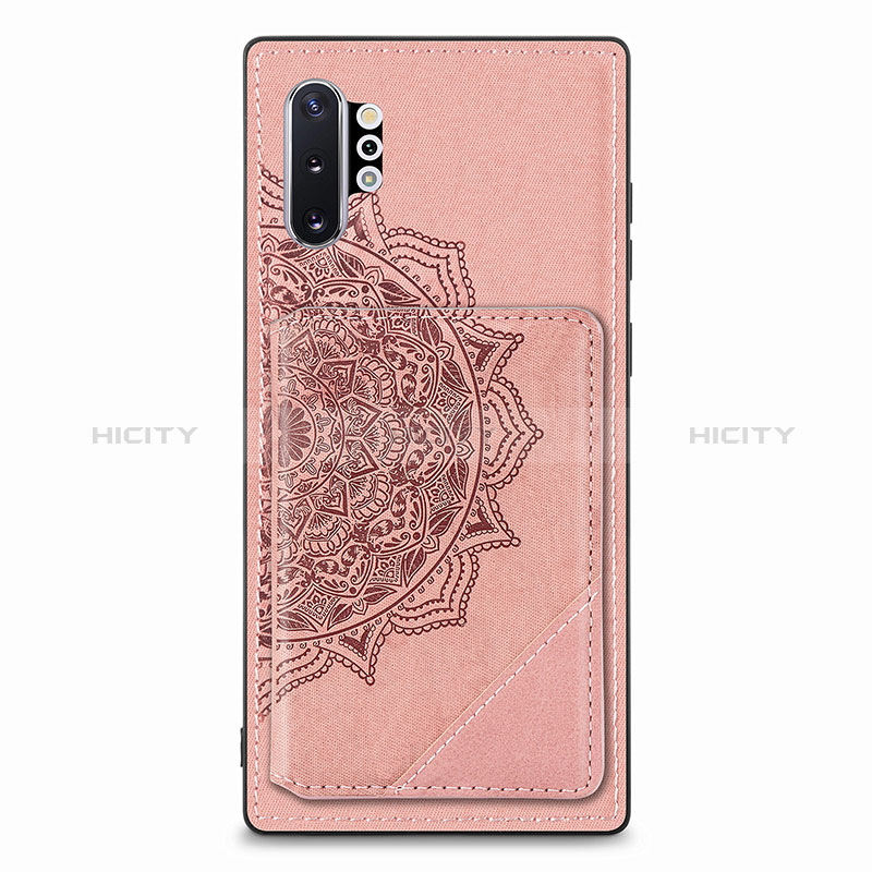 Custodia Silicone Ultra Sottile Morbida Cover con Magnetico S03D per Samsung Galaxy Note 10 Plus 5G