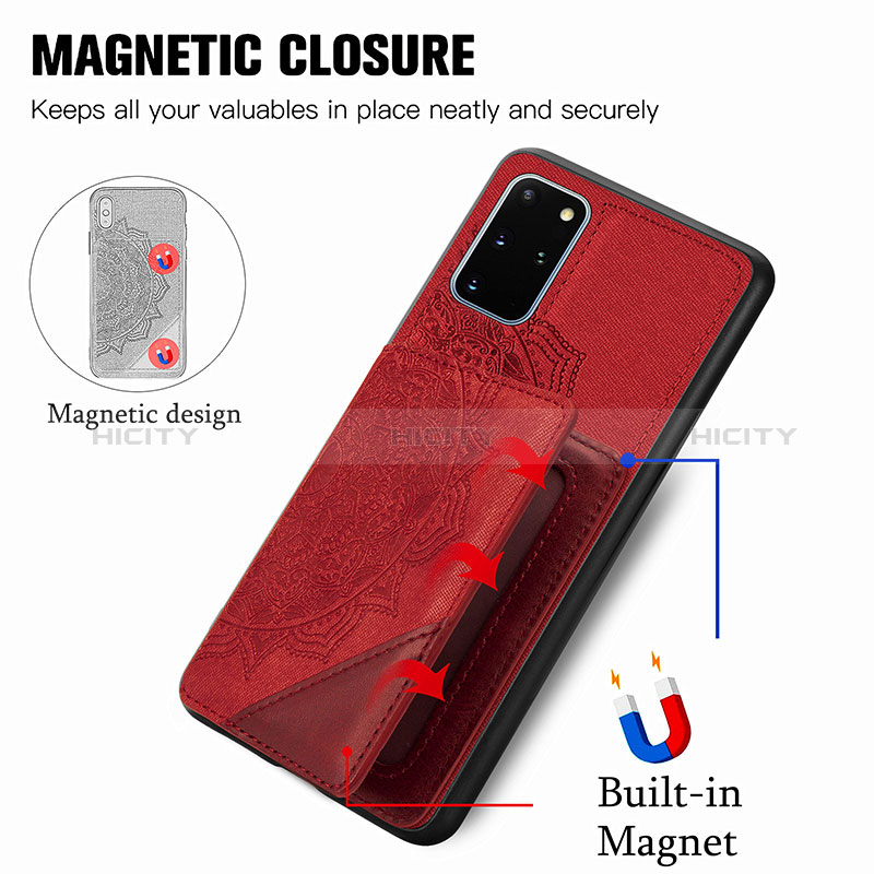 Custodia Silicone Ultra Sottile Morbida Cover con Magnetico S03D per Samsung Galaxy S20 Plus