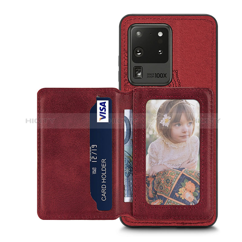 Custodia Silicone Ultra Sottile Morbida Cover con Magnetico S03D per Samsung Galaxy S20 Ultra 5G