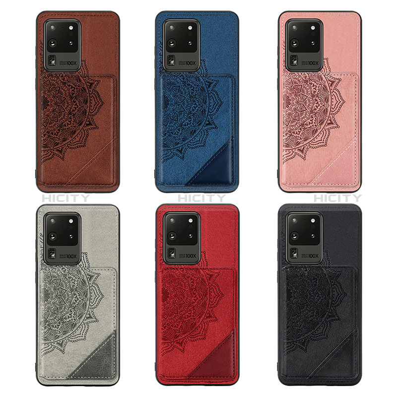 Custodia Silicone Ultra Sottile Morbida Cover con Magnetico S03D per Samsung Galaxy S20 Ultra