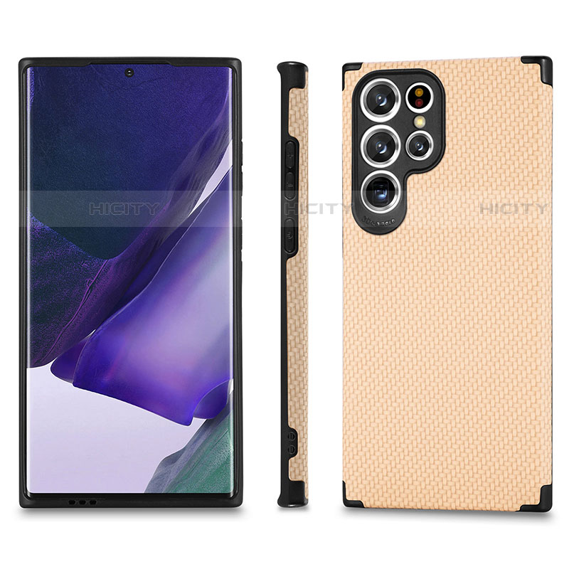 Custodia Silicone Ultra Sottile Morbida Cover con Magnetico S03D per Samsung Galaxy S21 Ultra 5G