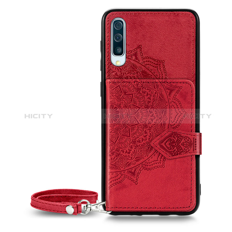 Custodia Silicone Ultra Sottile Morbida Cover con Magnetico S04D per Samsung Galaxy A30S