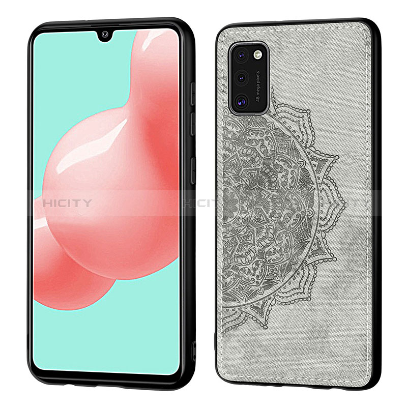 Custodia Silicone Ultra Sottile Morbida Cover con Magnetico S04D per Samsung Galaxy A41