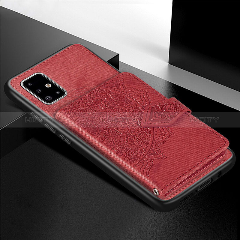 Custodia Silicone Ultra Sottile Morbida Cover con Magnetico S04D per Samsung Galaxy A51 4G