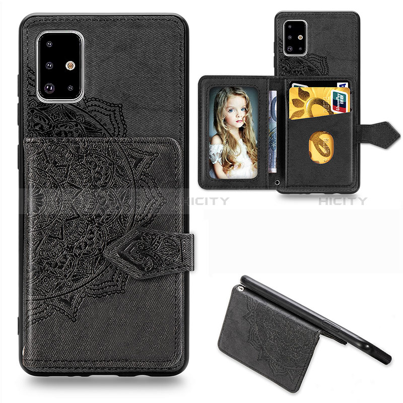 Custodia Silicone Ultra Sottile Morbida Cover con Magnetico S04D per Samsung Galaxy A51 4G
