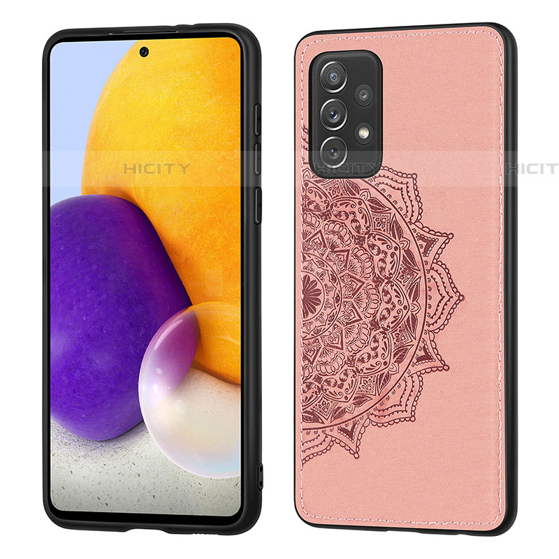 Custodia Silicone Ultra Sottile Morbida Cover con Magnetico S04D per Samsung Galaxy A72 5G