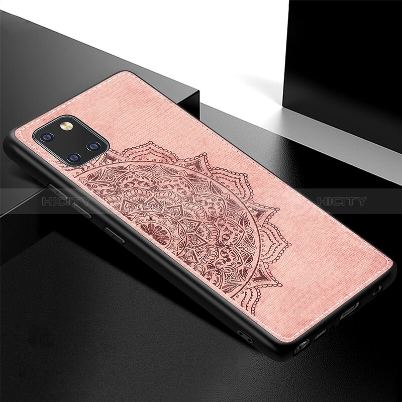 Custodia Silicone Ultra Sottile Morbida Cover con Magnetico S04D per Samsung Galaxy A81