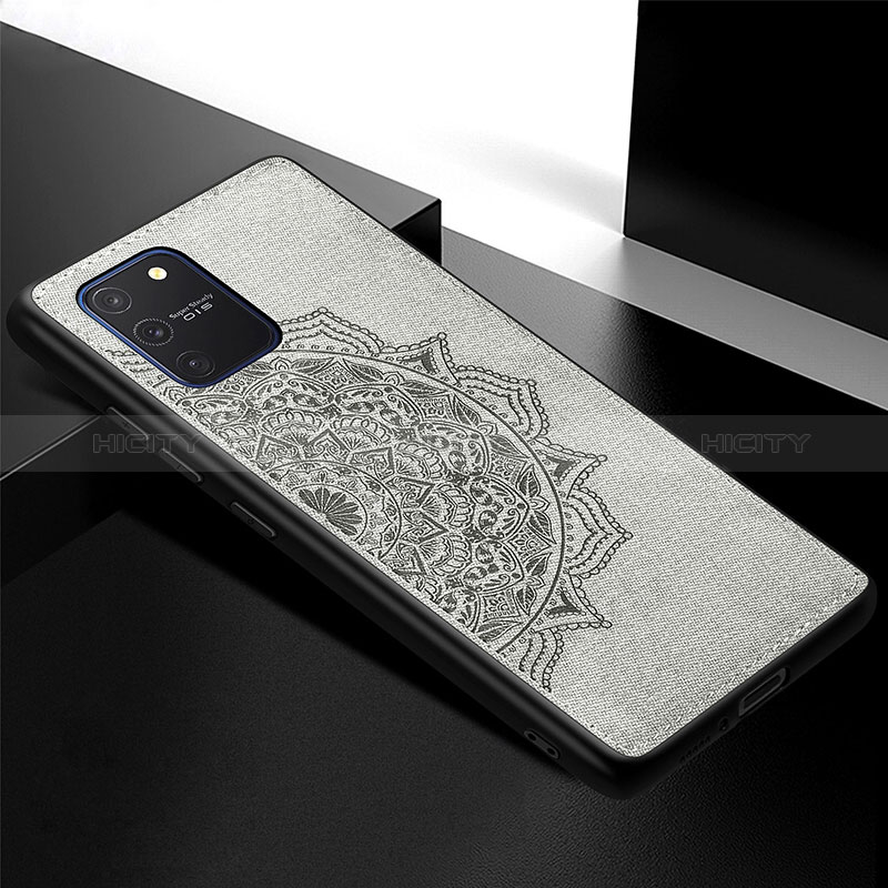 Custodia Silicone Ultra Sottile Morbida Cover con Magnetico S04D per Samsung Galaxy A91