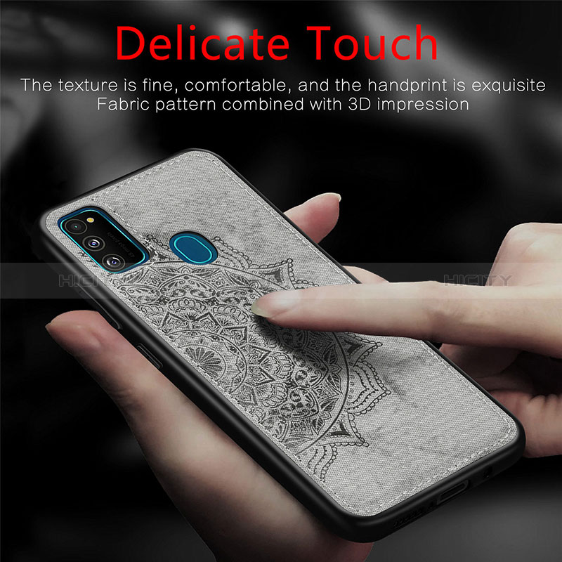 Custodia Silicone Ultra Sottile Morbida Cover con Magnetico S04D per Samsung Galaxy M30s