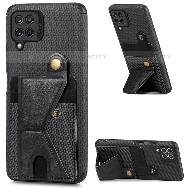 Custodia Silicone Ultra Sottile Morbida Cover con Magnetico S04D per Samsung Galaxy M32 4G