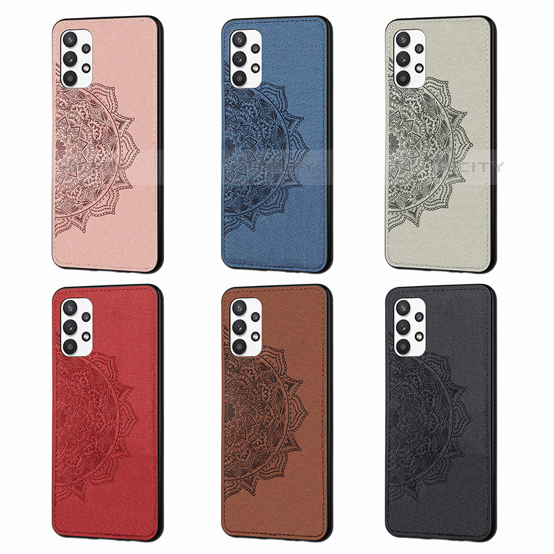 Custodia Silicone Ultra Sottile Morbida Cover con Magnetico S04D per Samsung Galaxy M32 5G