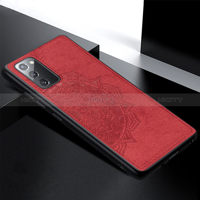 Custodia Silicone Ultra Sottile Morbida Cover con Magnetico S04D per Samsung Galaxy Note 20 5G