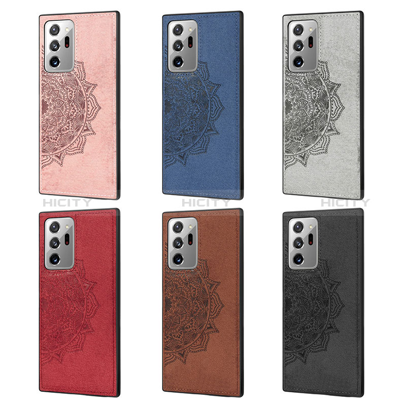 Custodia Silicone Ultra Sottile Morbida Cover con Magnetico S04D per Samsung Galaxy Note 20 Ultra 5G