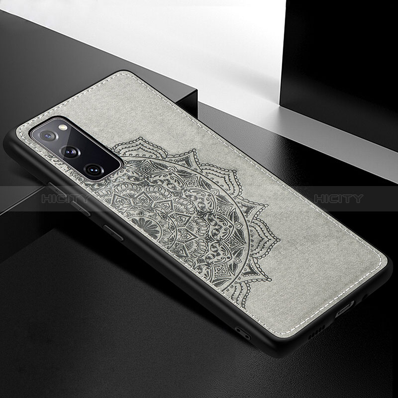 Custodia Silicone Ultra Sottile Morbida Cover con Magnetico S04D per Samsung Galaxy S20 FE (2022) 5G