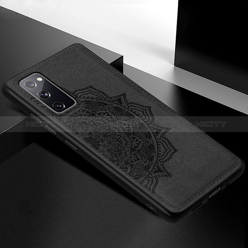 Custodia Silicone Ultra Sottile Morbida Cover con Magnetico S04D per Samsung Galaxy S20 FE 5G