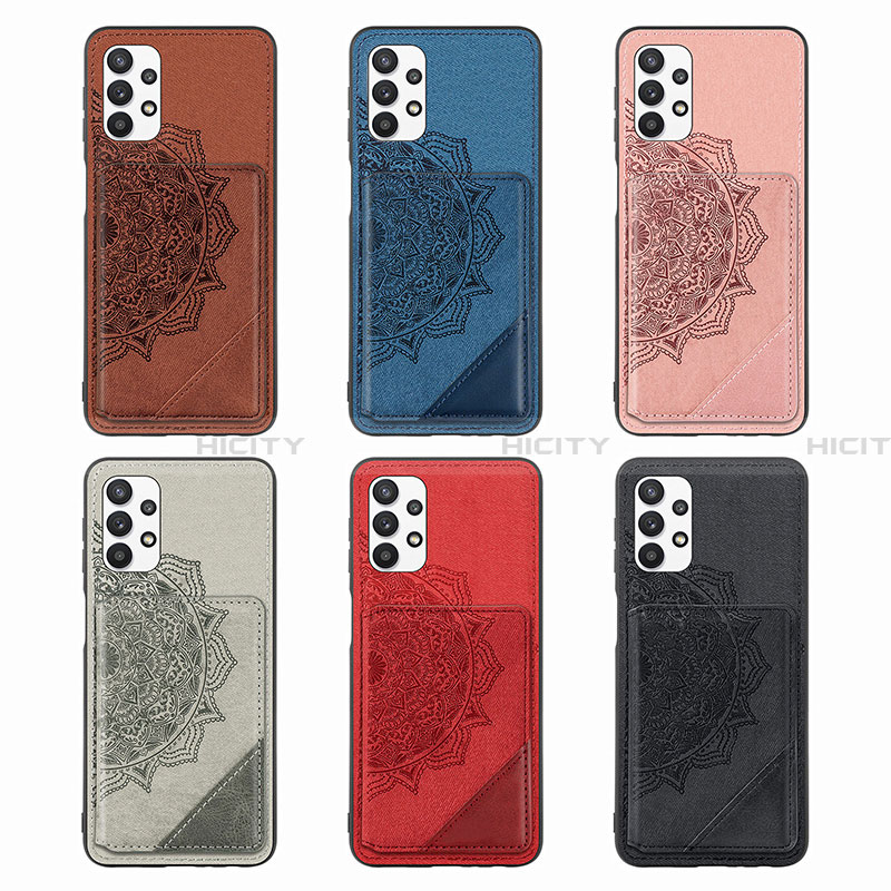 Custodia Silicone Ultra Sottile Morbida Cover con Magnetico S05D per Samsung Galaxy A32 5G