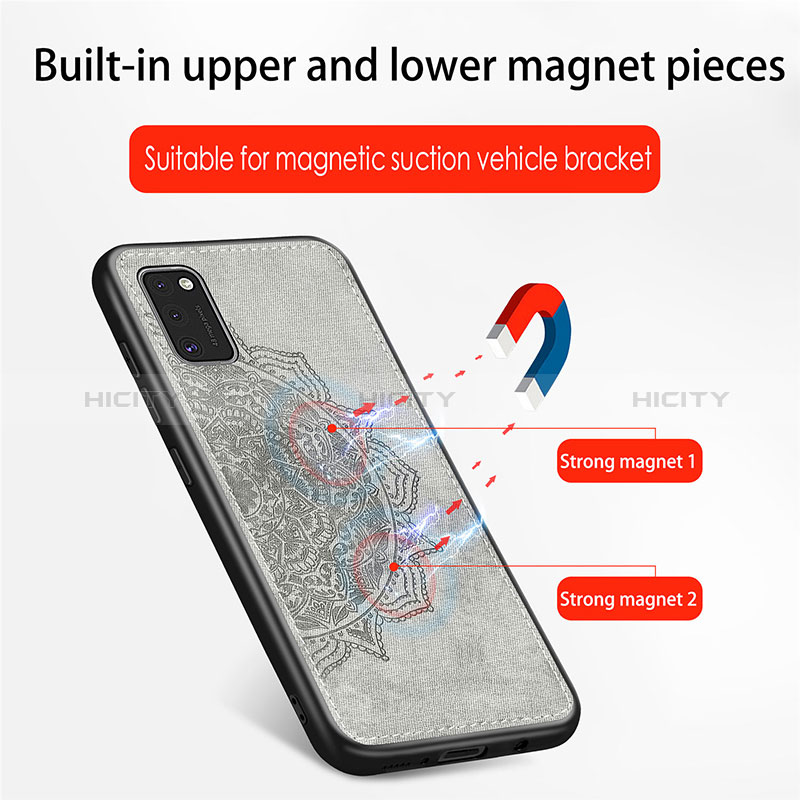 Custodia Silicone Ultra Sottile Morbida Cover con Magnetico S05D per Samsung Galaxy A41