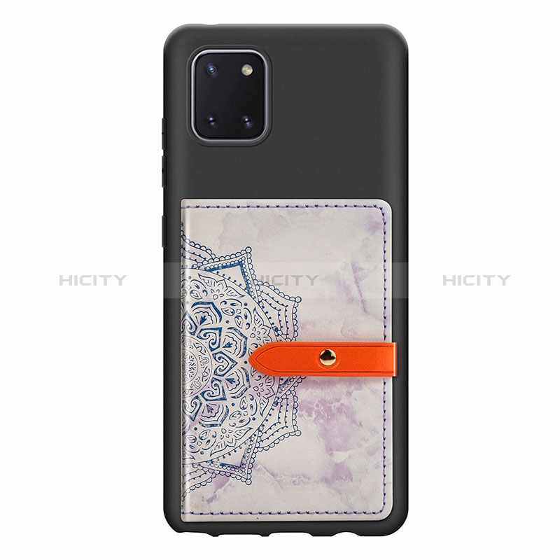 Custodia Silicone Ultra Sottile Morbida Cover con Magnetico S05D per Samsung Galaxy A81 Rosso