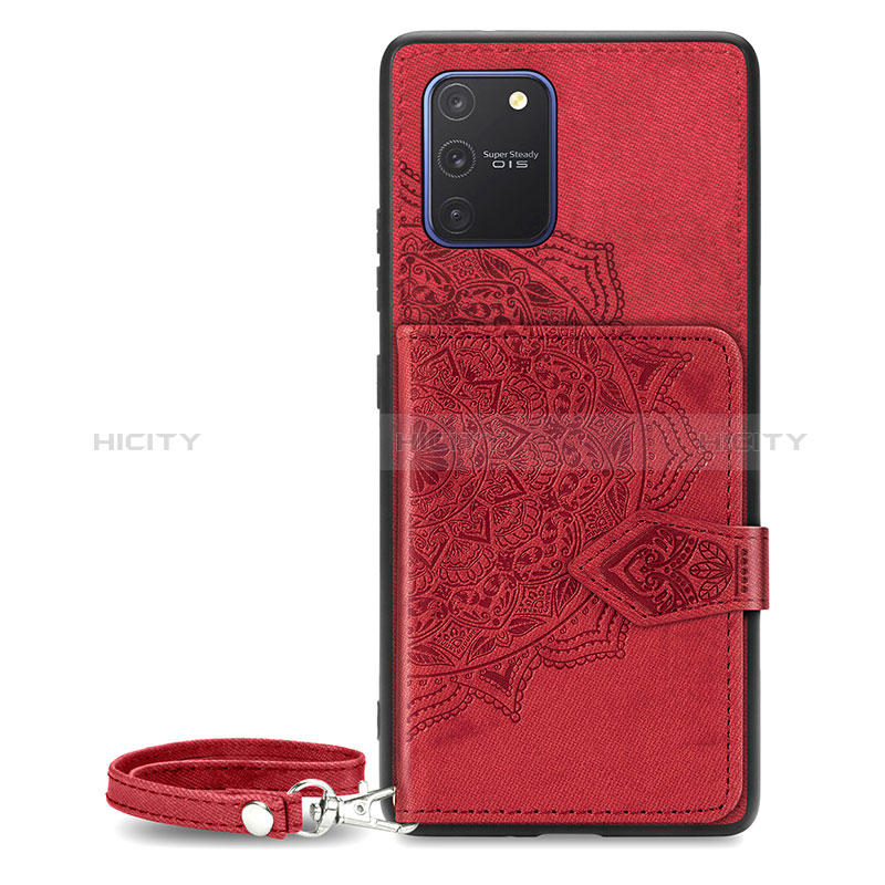 Custodia Silicone Ultra Sottile Morbida Cover con Magnetico S05D per Samsung Galaxy A91