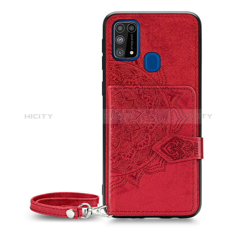 Custodia Silicone Ultra Sottile Morbida Cover con Magnetico S05D per Samsung Galaxy M21s